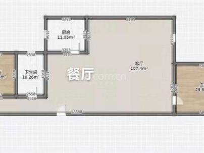 金滨嘉园 3室 1厅 112.1平米