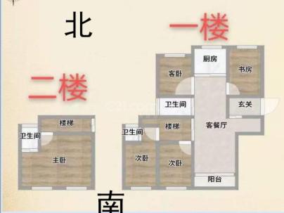 华润置地．滨江万象天地 4室 2厅 183平米