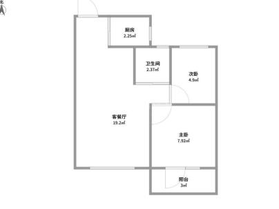 香桐湾（P01-14地块） 1室 1厅 60平米