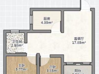 富悦江庭(上江村黄屿单元C-16地块) 3室 2厅 78平米