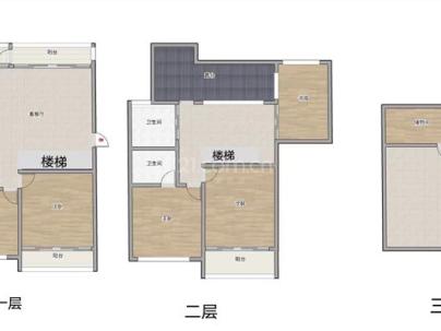 雁湖住宅区二组团（鸿福家园） 5室 2厅 182平米