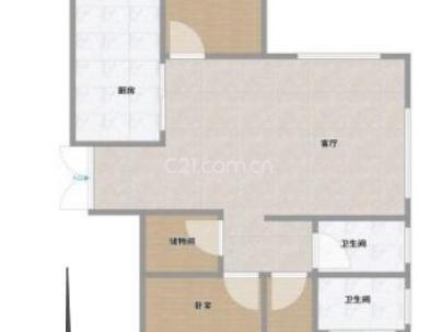 圣门锦园 3室 2厅 133平米