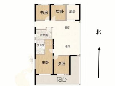 森海名邸（中铁建未来视界） 4室 2厅 130平米
