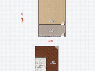 仓桥后巷 1室 1厅 37平米