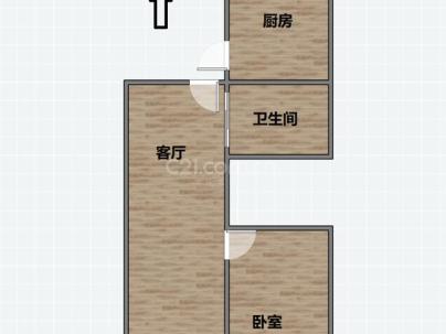 江滨西路 1室 1厅 54.35平米