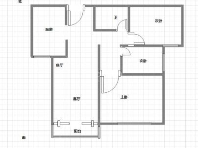新周家园 3室 1厅 93平米