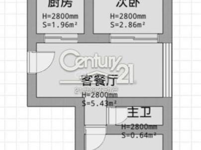 铂金湾 3室 1厅 120平米