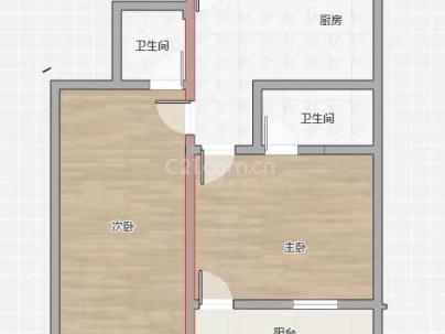 横河北(横河北新村) 2室 1厅 51平米