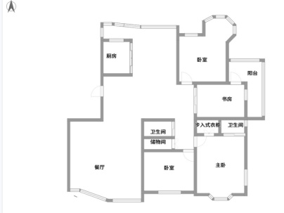 万通玫瑰花园 4室 2厅 162平米