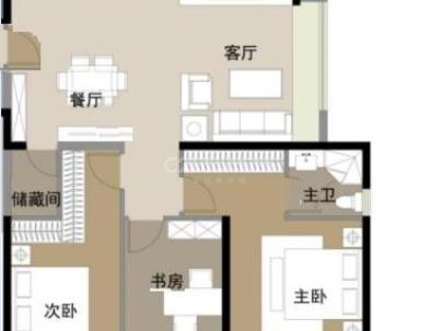 茗景华庭 3室 2厅 110平米