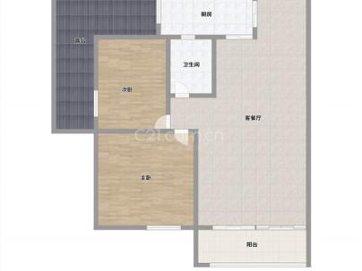 墨斗小区 2室 2厅 85.11平米