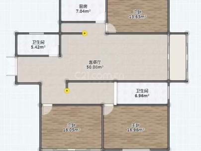 汤锦园 3室 2厅 130平米