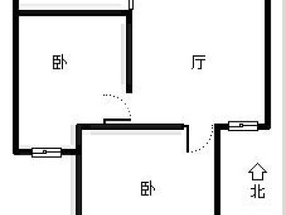 汇车桥公寓 2室 2厅 86平米