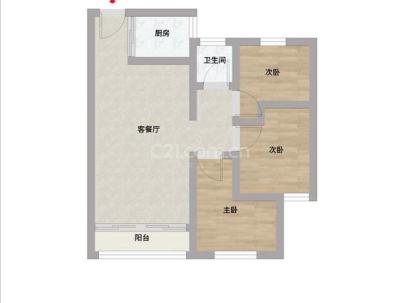 新希望玉锦麟 2室 2厅 89平米