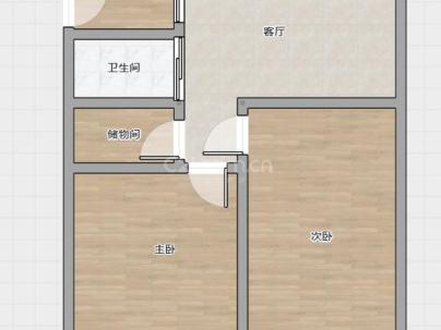 大川公寓 2室 1厅 80.39平米