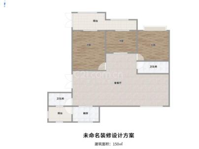 广润嘉苑 3室 2厅 150平米