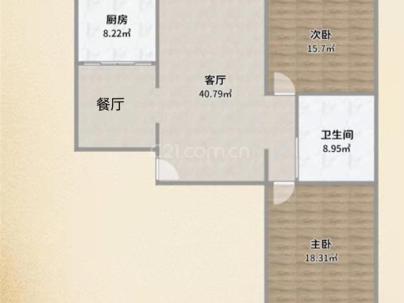 安平大厦 2室 2厅 90平米