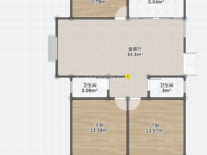 东悦里 3室 2厅 128平米
