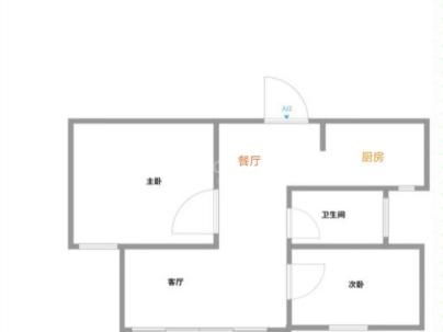 理想佳苑 2室 1厅 62.5平米