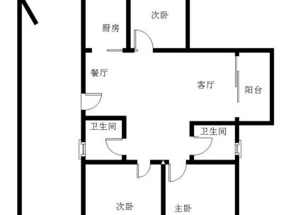 德信·海派公馆 3室 2厅 89平米