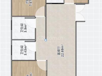 老殿后锦园（老殿后村安置房） 3室 2厅 110平米