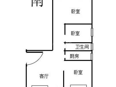 西堡锦园 3室 2厅 95平米