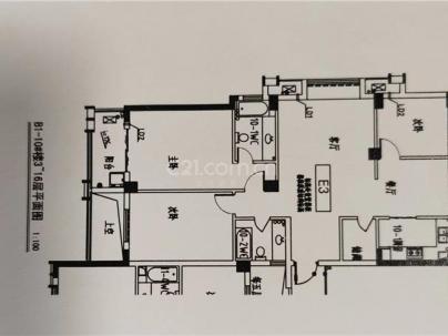 罗西住宅区六组团 3室 2厅 142平米