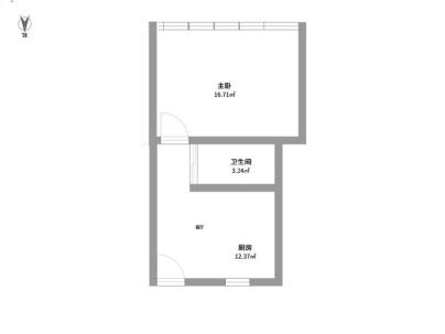 马鞍池东路 1室 1厅 35平米