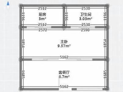 旺增新村 1室 1厅 41平米