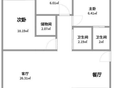 下吕浦9区碧波组团 2室 2厅 129.5平米