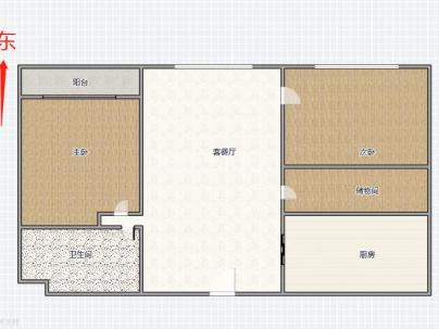 新世纪大厦 2室 1厅 116.4平米