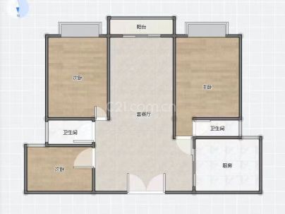 东晟家苑三期 3室 2厅 102平米