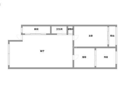 兴海组团 2室 1厅 87.64平米