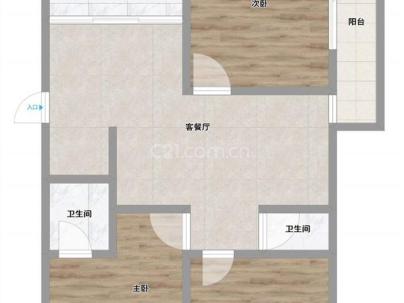 康源大楼 3室 2厅 110平米