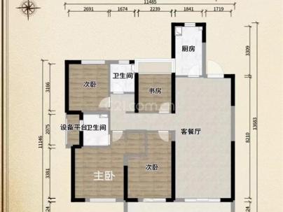 融创瓯玥名邸 4室 2厅 130平米