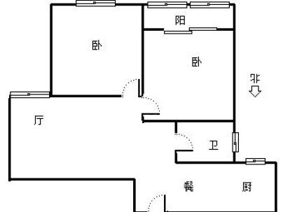 方达嘉园 2室 2厅 81平米