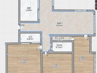 华瑞园 3室 2厅 132平米