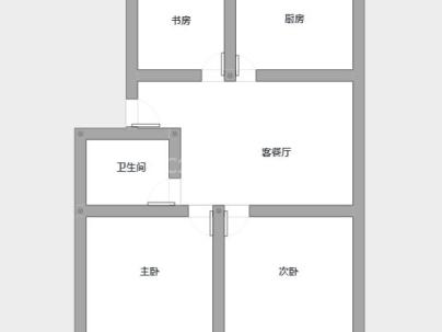安居大楼 3室 1厅 90平米