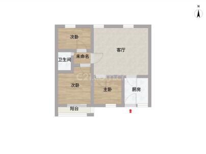 杨柳公寓 3室 2厅 131平米