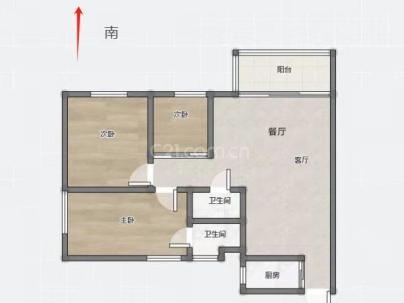 江南大厦 3室 2厅 115平米