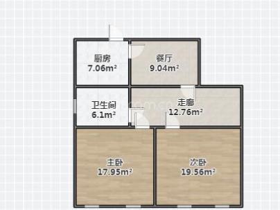 香润锦园 2室 1厅 70平米