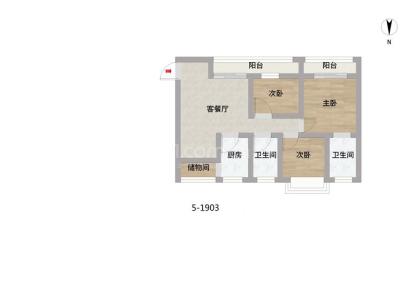 嘉福公寓 3室 2厅 268平米