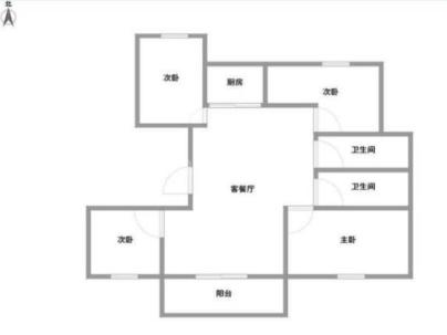香润锦园 4室 1厅 130平米