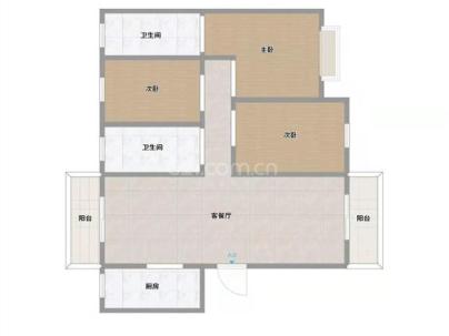 天豪锦园 3室 2厅 138平米