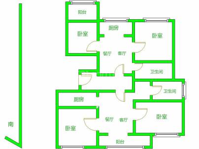 大发凯旋门 1室 1厅 30平米