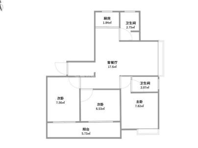 香桐湾（P01-14地块） 3室 2厅 120平米