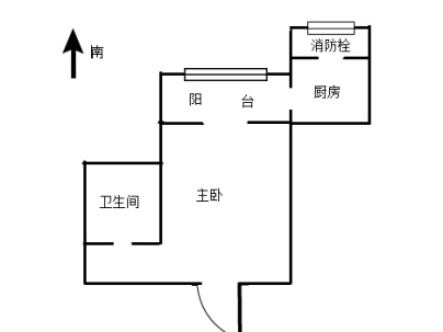 天弘锦园 1室 1厅 40平米