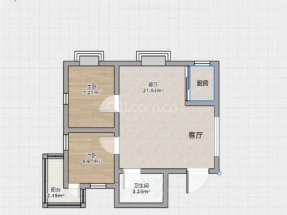 永川锦园 2室 1厅 83平米