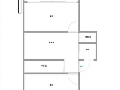 徐衙巷公寓 2室 1厅 63.88平米