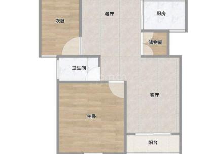 吕家岸锦园 2室 2厅 72平米
